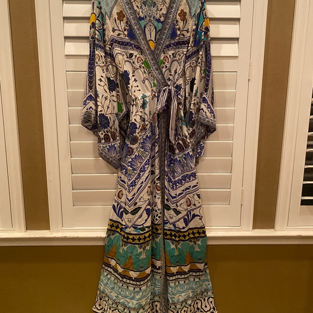 Kimono Wrap Dress Everlasting Udaipur ***Like New*** Sz S Retail $699.00 - Picture 2 of 9